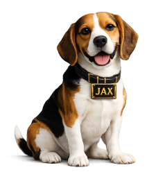 Jax the dog mascot